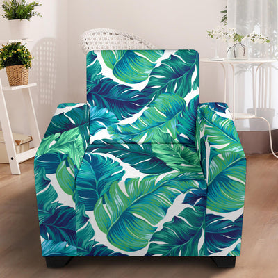 Brightness Tropical Palm Leaves Armchair Slipcover