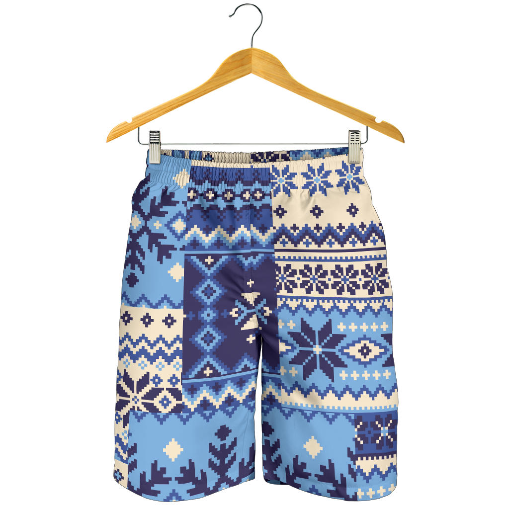 Nordic Pattern Print Design A04 Mens Shorts