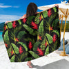 Bird Of Paradise Pattern Print Design BOP010 Sarong Pareo Wrap