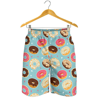 Donut Pattern Print Design DN04 Mens Shorts