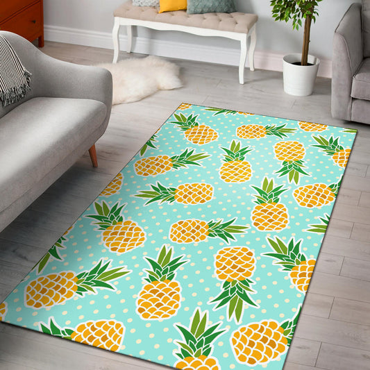 Pineapple Pattern Print Design PP01 Area Rugs