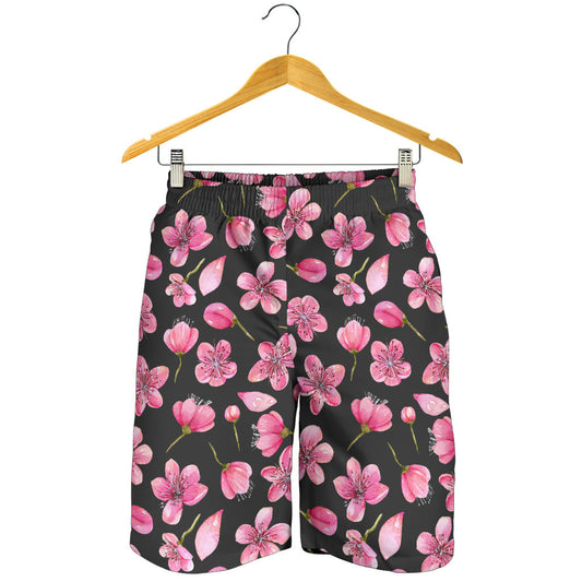 Apple blossom Pattern Print Design AB03 Mens Shorts