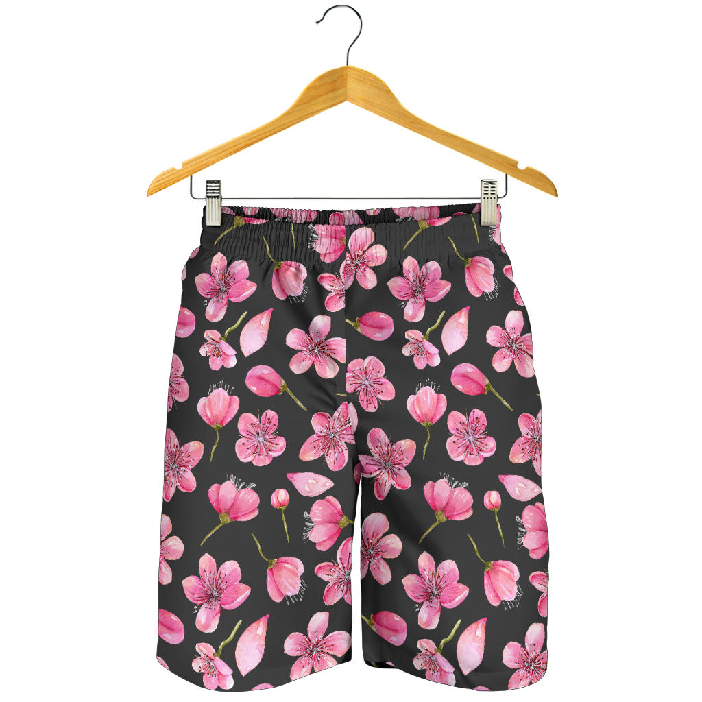 Apple blossom Pattern Print Design AB03 Mens Shorts