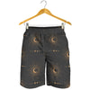 Moon Boho Pattern Print Design 02 Mens Shorts