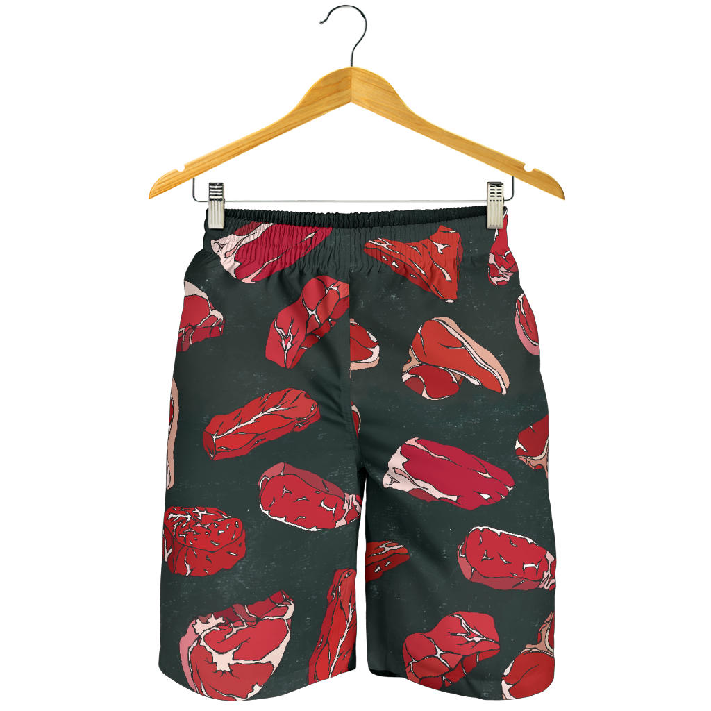 Meat Pattern Print Design 01 Mens Shorts