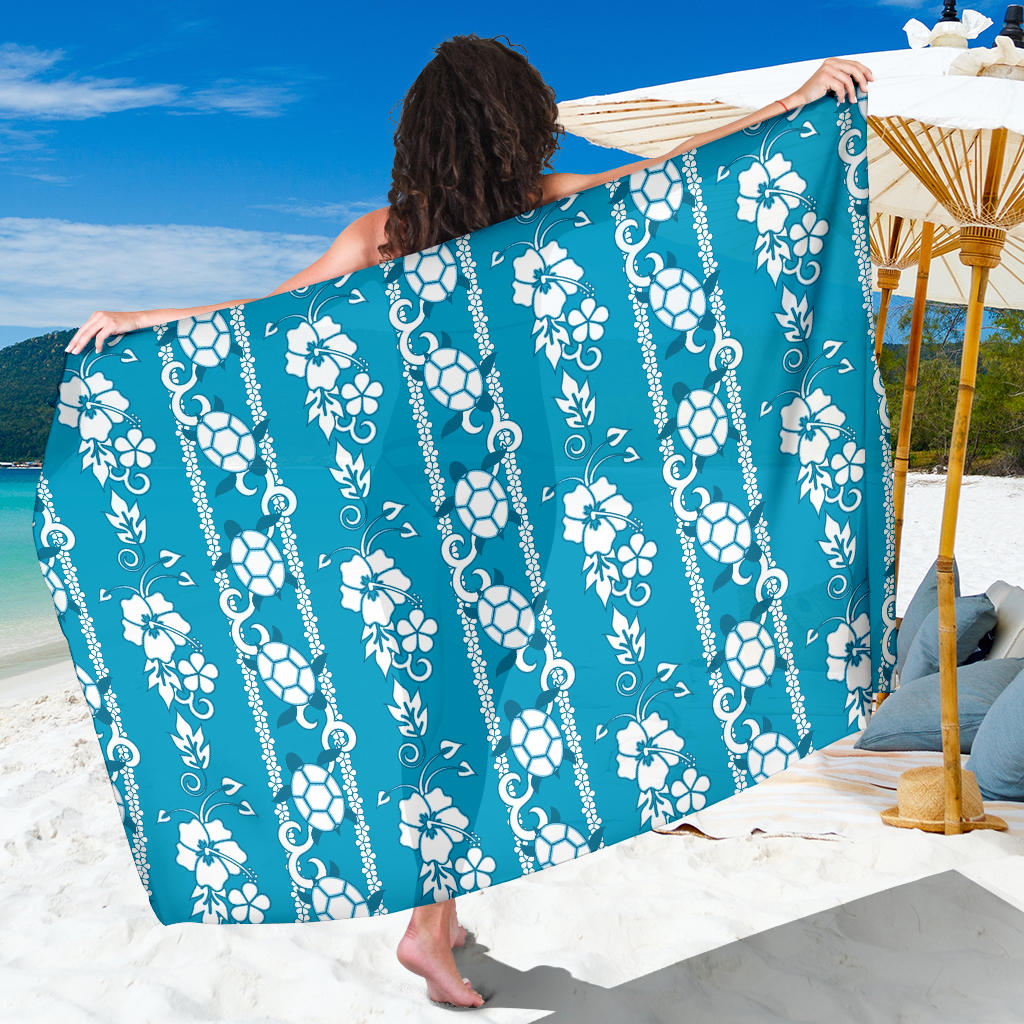 Hawaiian Themed Pattern Print Design H025 Sarong Pareo Wrap