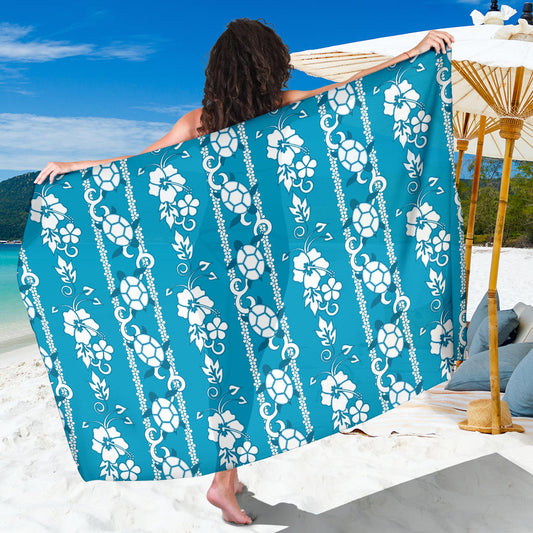 Hawaiian Themed Pattern Print Design H025 Sarong Pareo Wrap
