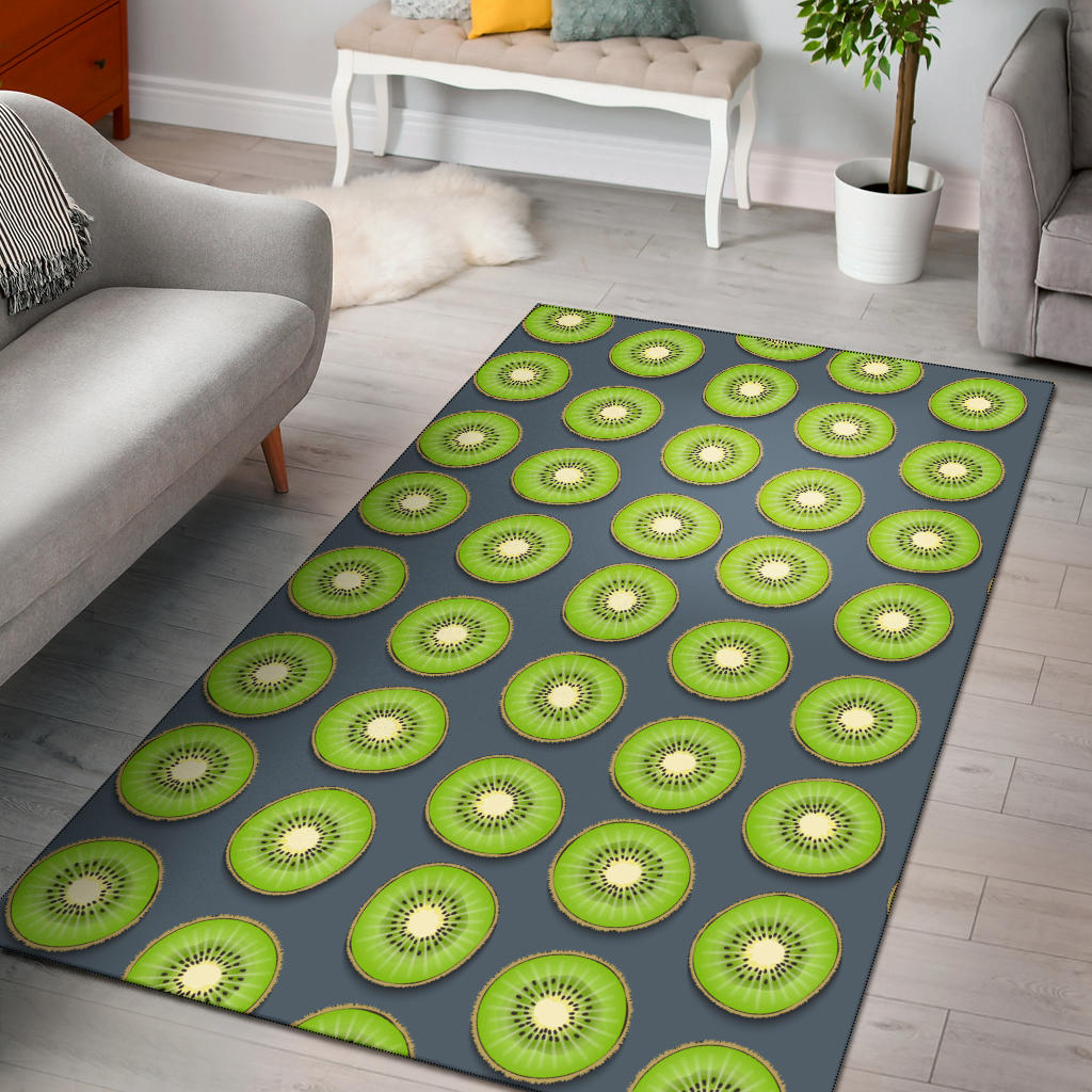 Kiwi Pattern Print Design KW06 Area Rugs