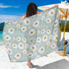 Daisy Pattern Print Design DS012 Sarong Pareo Wrap