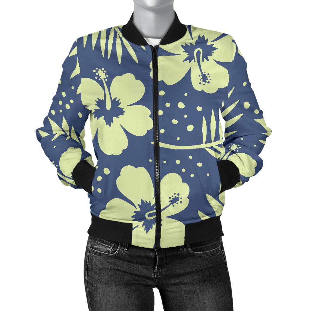 Pineapple Pattern Print Design PP07 Women Bomber Jacket