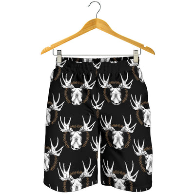 Moose Pattern Print Design 02 Mens Shorts