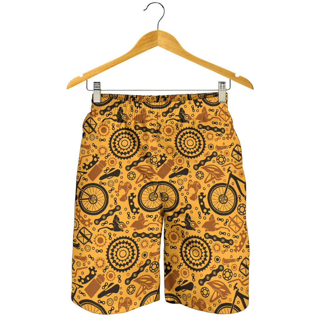Mountain bike Pattern Print Design 03 Mens Shorts