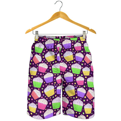 Cupcake Pattern Print Design CP07 Mens Shorts