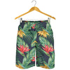 Bird Of Paradise Pattern Print Design BOP09 Mens Shorts