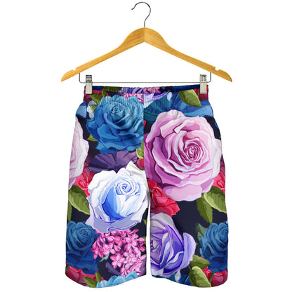 Rose Pattern Print Design RO09 Mens Shorts