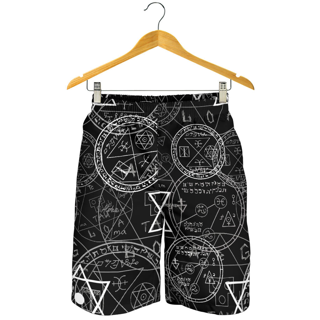 Pentagram Pattern Print Design A01 Mens Shorts