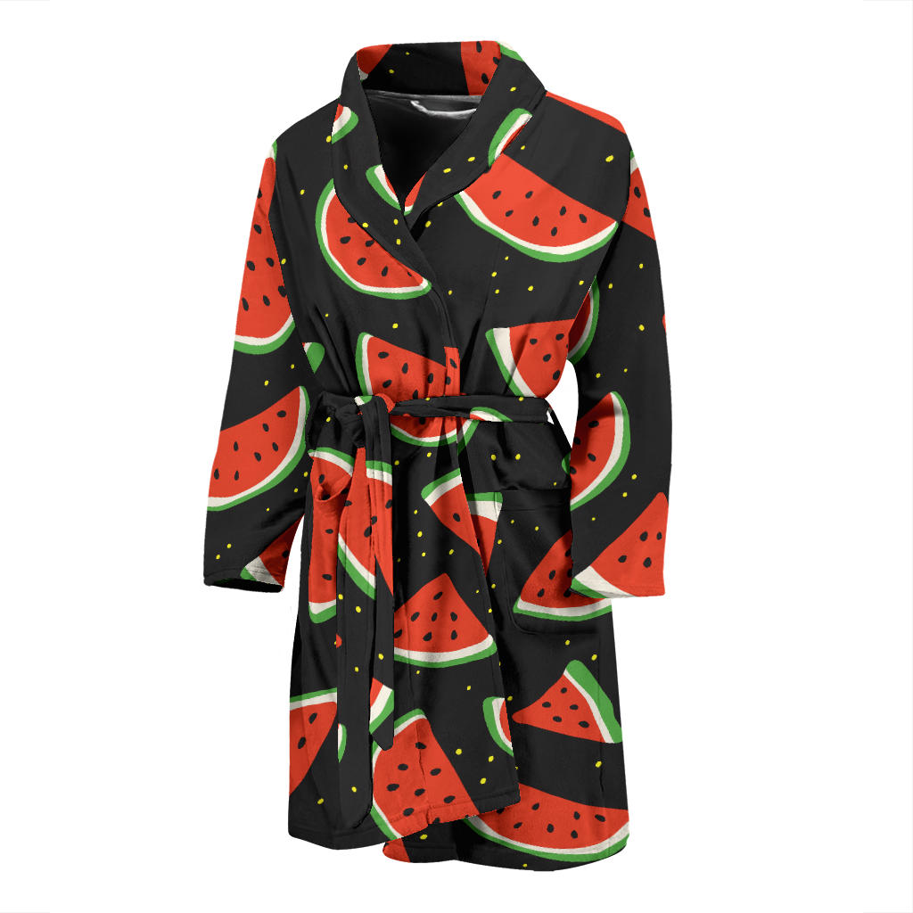 Watermelon Pattern Print Design WM09 Men Bathrobe