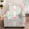 Rose Pattern Print Design RO016 Armchair Slipcover