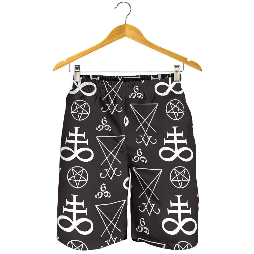 Pentagram Pattern Print Design A04 Mens Shorts