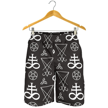 Pentagram Pattern Print Design A04 Mens Shorts
