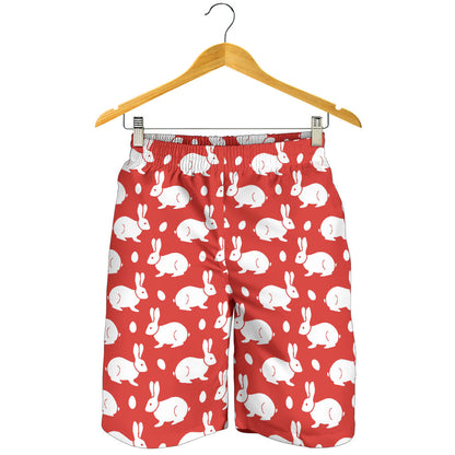 Rabbit Pattern Print Design RB017 Mens Shorts
