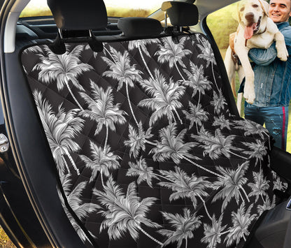 Palm Tree Pattern Print Design PT03 Rear Dog  Seat Cover