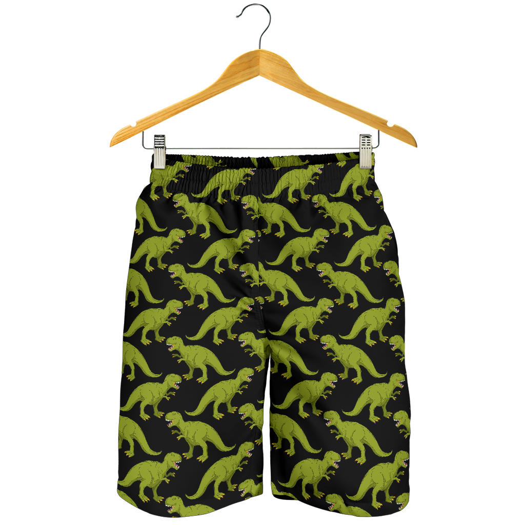 T Rex Pattern Print Design A02 Mens Shorts