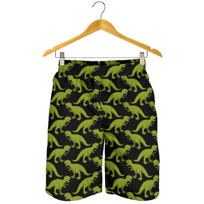 T Rex Pattern Print Design A02 Mens Shorts