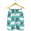 Polar Bear Pattern Print Design A05 Mens Shorts