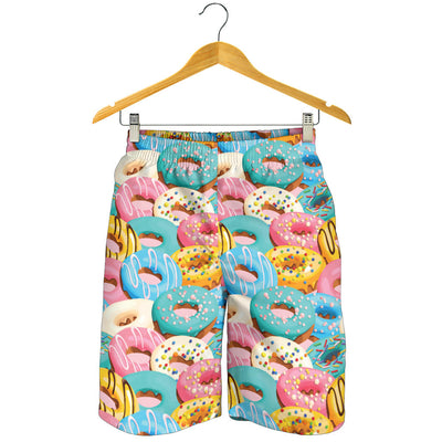 Donut Pattern Print Design DN01 Mens Shorts