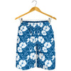 Hibiscus Pattern Print Design HB03 Mens Shorts