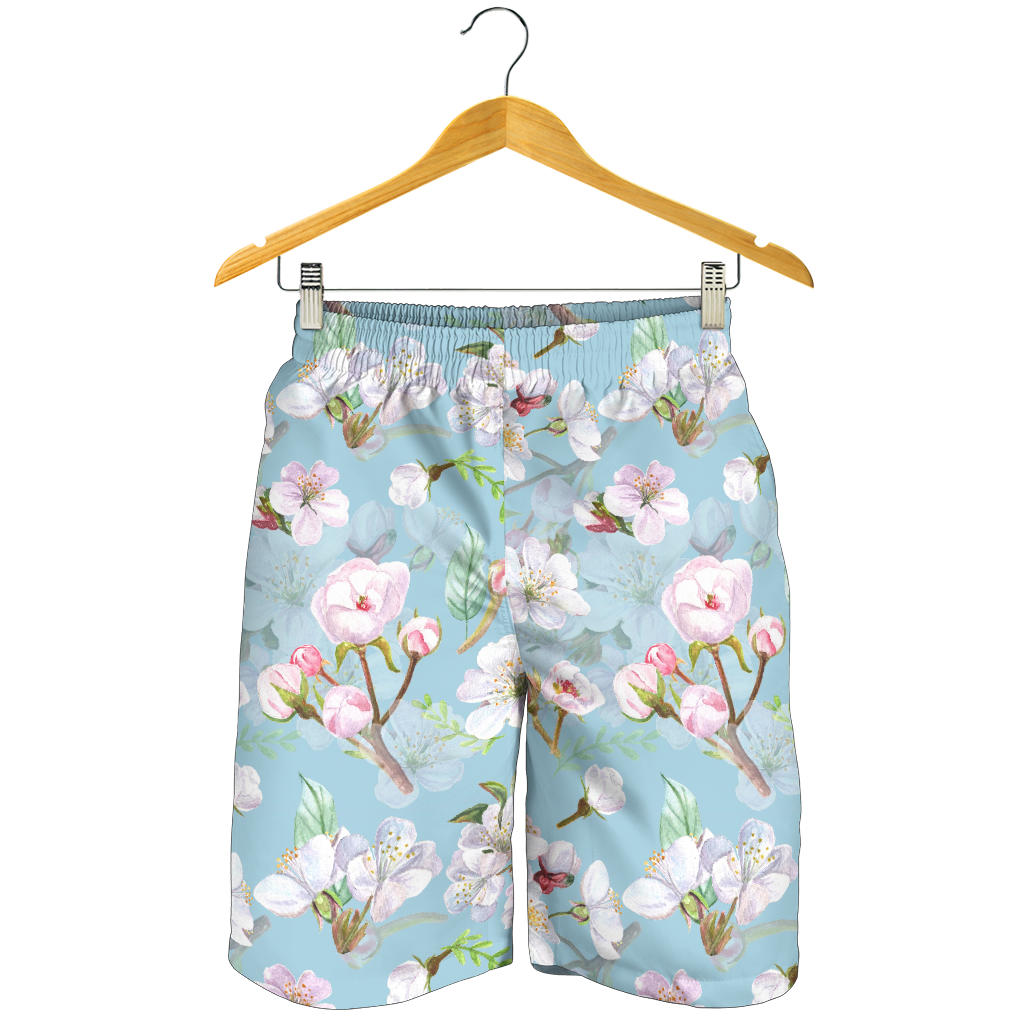 Apple blossom Pattern Print Design AB06 Mens Shorts