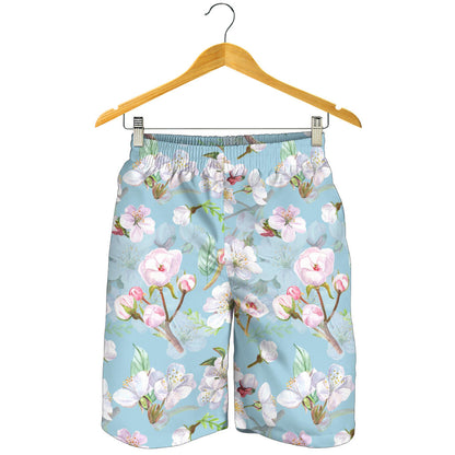Apple blossom Pattern Print Design AB06 Mens Shorts