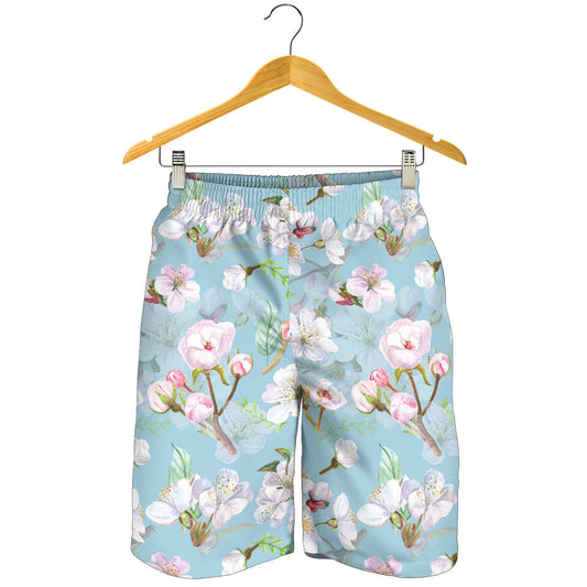 Apple blossom Pattern Print Design AB06 Mens Shorts