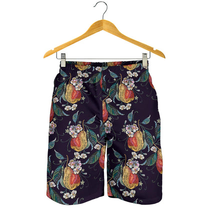 Pear Pattern Print Design PE02 Mens Shorts