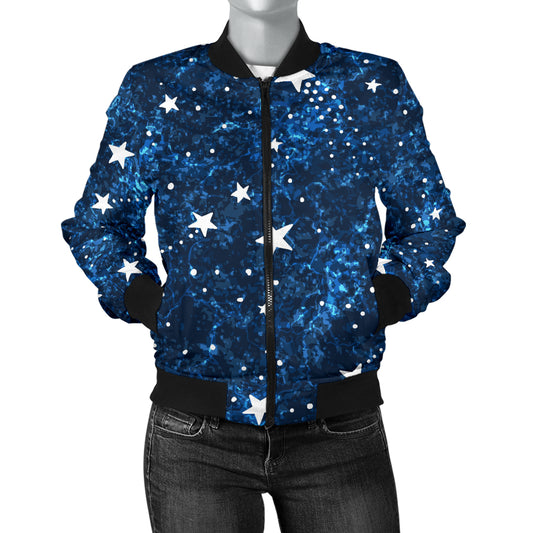 Cosmic Pattern Print Design 05 Women's Bomber Jacket