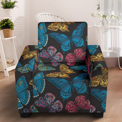 Butterfly Mandala Style Armchair Slipcover