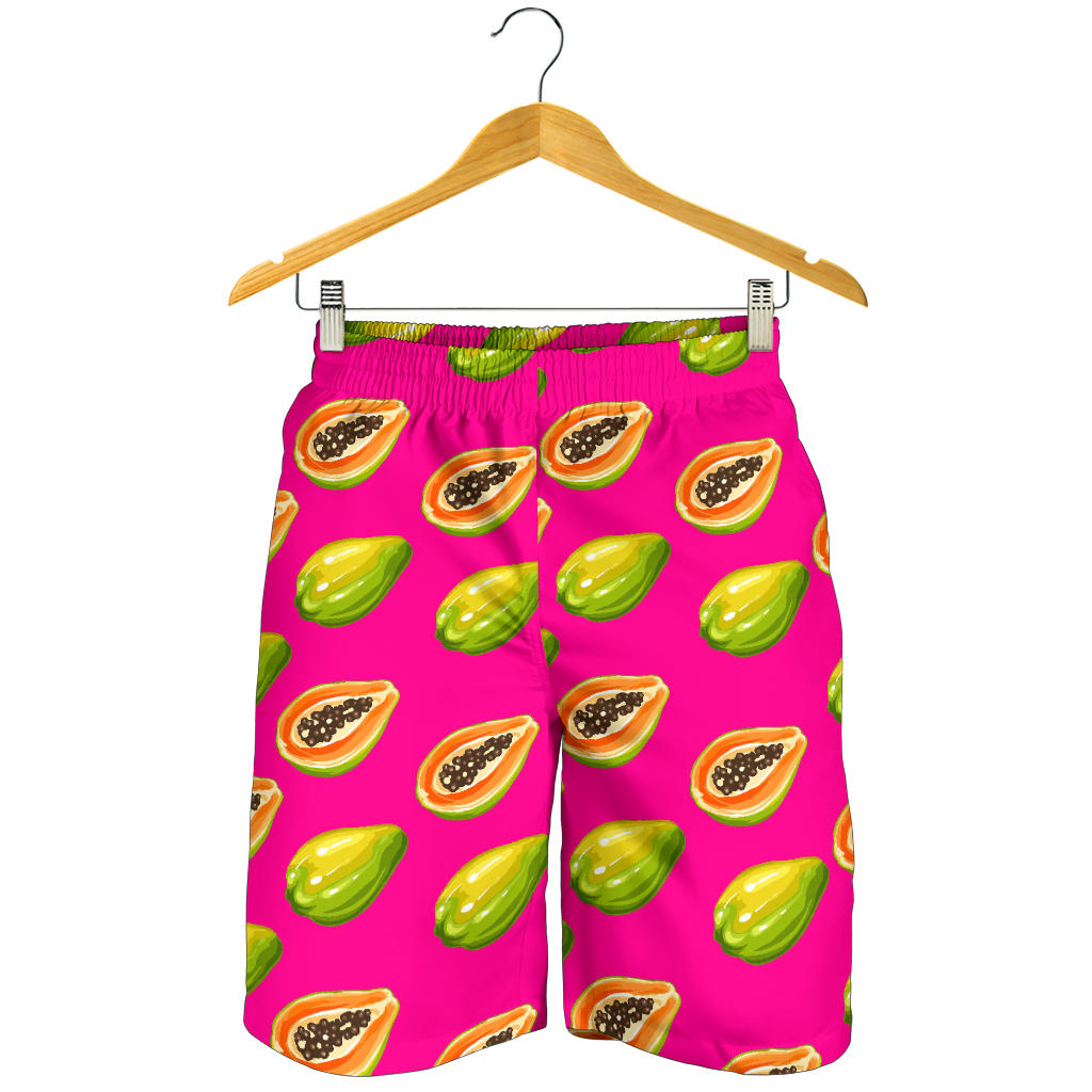 Papaya Pattern Print Design PP02 Mens Shorts