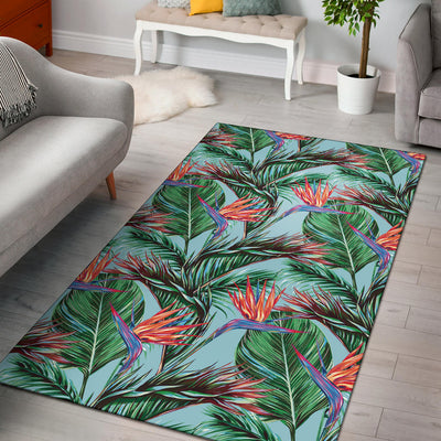 Bird Of Paradise Pattern Print Design BOP01 Area Rugs