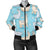 Alpaca Pattern Print Design 06 Women's Bomber Jacket