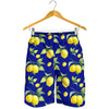 Lemon Pattern Print Design LM06 Mens Shorts