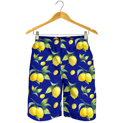 Lemon Pattern Print Design LM06 Mens Shorts