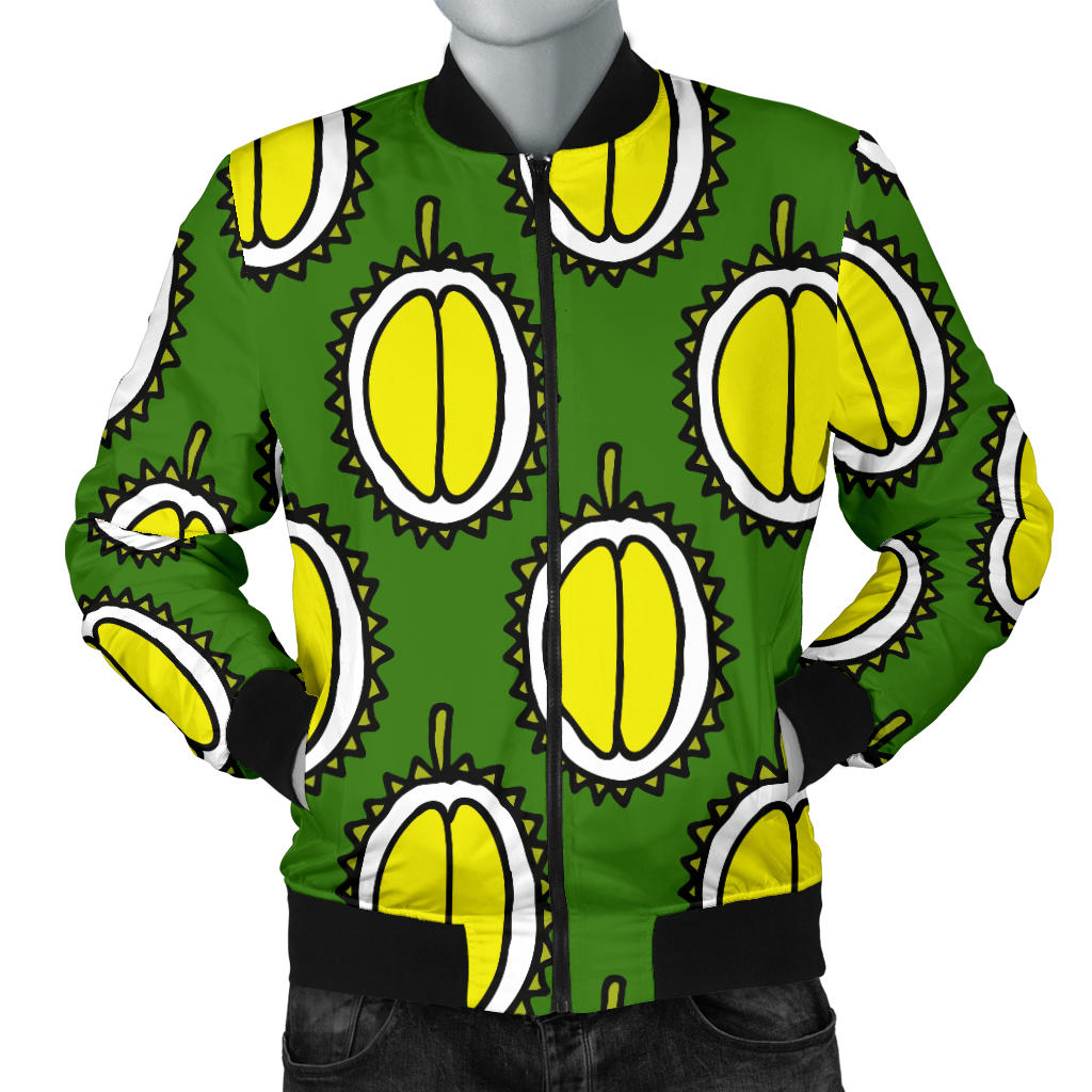 Durian Pattern Print Design DR01 Men Bomber Jacket
