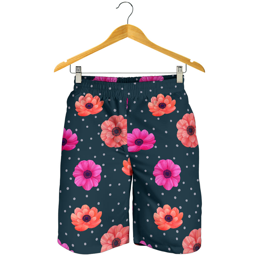Anemone Pattern Print Design AM08 Mens Shorts