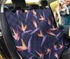 Bird Of Paradise Pattern Print Design BOP015 Rear Dog  Seat Cover