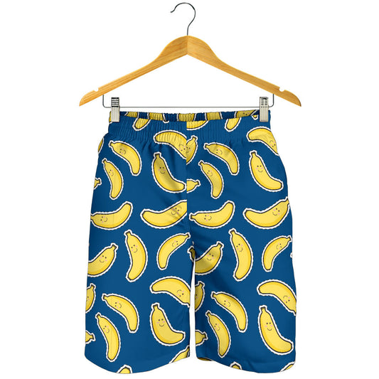 Banana Pattern Print Design BA03 Mens Shorts