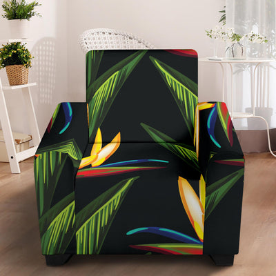 Bird Of Paradise Pattern Print Design BOP012 Armchair Slipcover