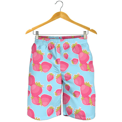 Strawberry Pattern Print Design SB04 Mens Shorts