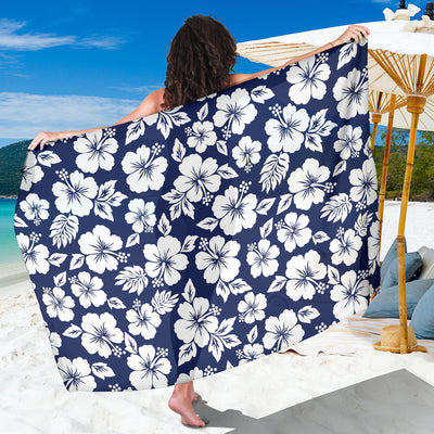 Hibiscus Pattern Print Design HB012 Sarong Pareo Wrap