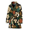 Hawaiian Themed Pattern Print Design H08 Women Bathrobe